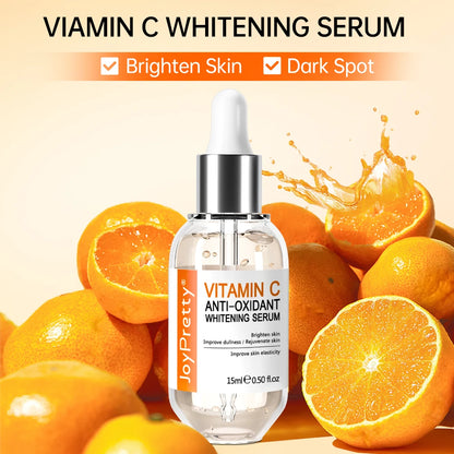 Vitamin C Serum for Face Whitening Dark Spot Remover Hyaluronic Acid Facial Essence Skin Care Beauty Korean Cosmetics